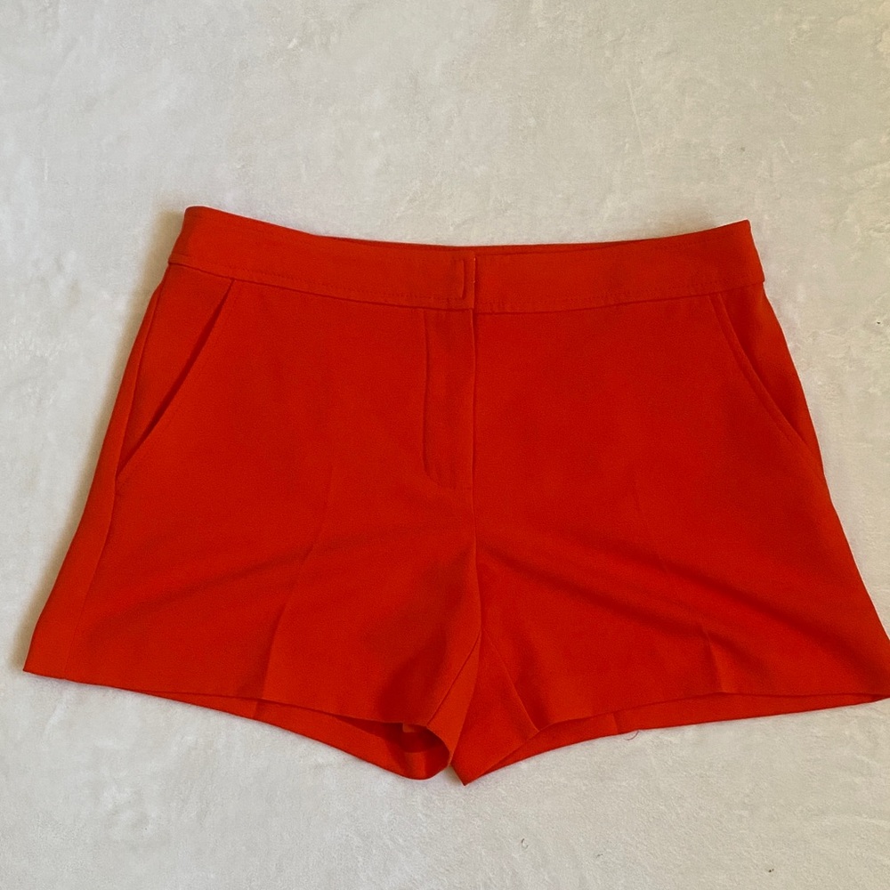 Trina Turk High Waist Orange Shorts